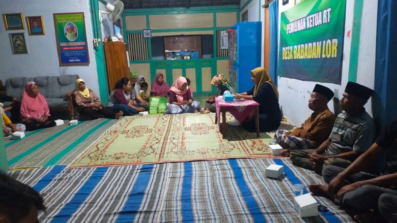 Secara Aklamasi Hardi Terpilih Menjadi Ketua RT 017 Dusun 3 Desa Babadan Lor