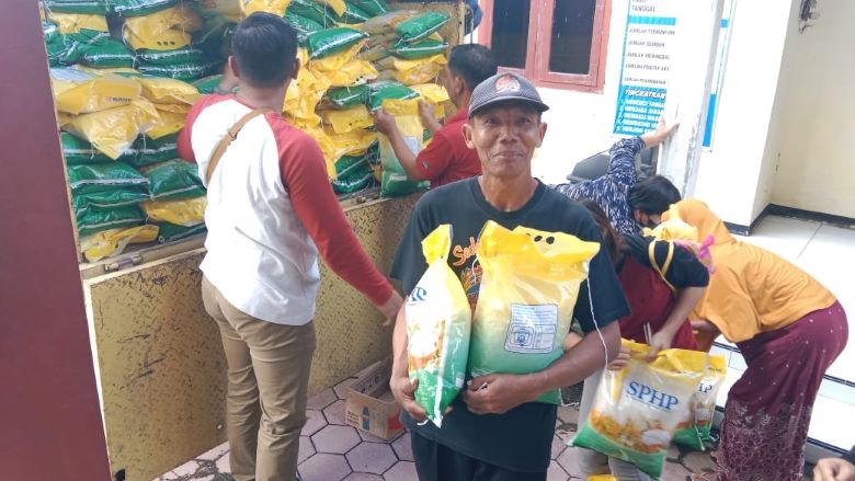 Operasi Pasar Beras Medium SPHP di Desa Babadan Lor