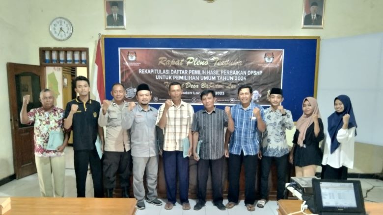 Rapat Pleno Terbuka Rekapitulasi Hasil Perbaikan DPSHP Pemilu 2024