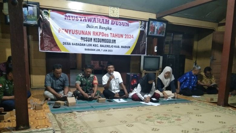 4 Dusun Telah Melaksanakan Musdus RKPDes Babadan Lor Tahun 2024