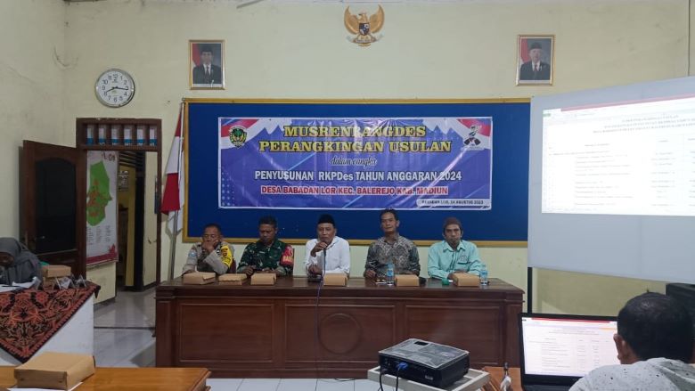 Musrenbangdes Perangkingan Usulan Kegiatan Dalam Rangka RKP Desa TA 2024