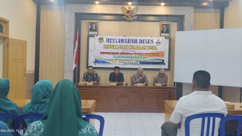 Pengkajian Keadaan Desa (PKD) Melalui Musdus Dalam Rangka Perubahan RPJMDes 2020–2027