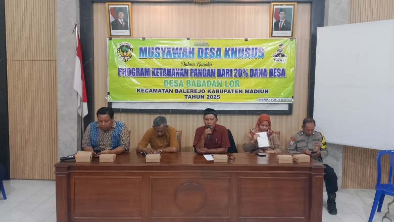 Musyawarah Desa Khusus Bahas Optimalisasi Dana Ketahanan Pangan 2025