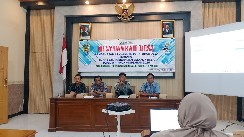 Musdes Babadan Lor Bahas Rancangan Perdes APBDes Tahun Anggaran 2026